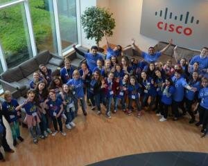 Fun group photo at Cisco!