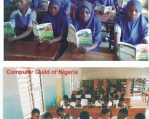 Students of St. Louis Grammar School and Isabatudeen Grammar School During the Reading Session Students of St. Louis Grammar School and Isabatudeen Grammar School During the R
