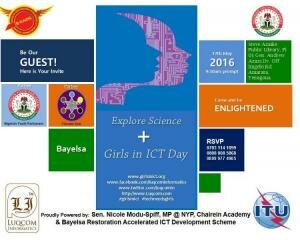 Girls in ICT Day 2016, Bayelsa www.fabebook.com/LuqcomInformatics